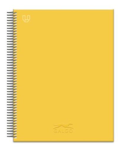 BLOC GALGO A5+ 80h 100g LISO AMARILLO - Pack de 5 unidades