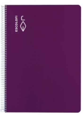 BLOCK ESCOLOFI Fº 50h CD.5 70g VIOLETA - Pack de 5 unidades