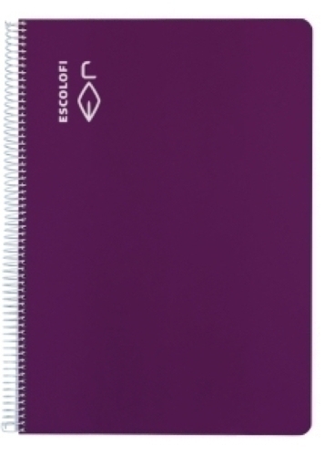 BLOCK ESCOLOFI A4 80h HZT. 70g VIOLETA - Pack de 5 unidades