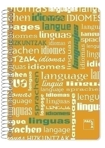 BLOCK PACSA ASIGNAT. Fº 80h CD.4 IDIOMAS - Pack de 4 unidades