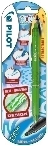 BOLIG.PILOT FRIXION BALL CLICKER VERDE L - Pack de 12 unidades