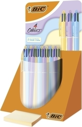 BIC BOLÍGRAFO 4 COLORES PASTEL EXPOSITOR 30 C/SURTIDOS - Color no elegible