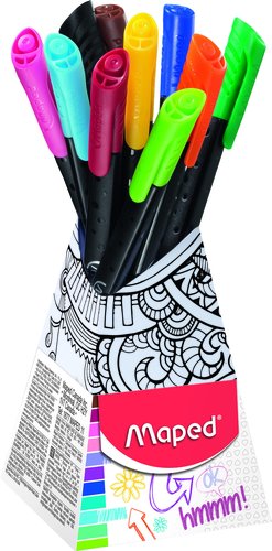ROTUL.MAPED GRAPH PEPS PERSONALIZ.B/10 - Pack de 12 unidades