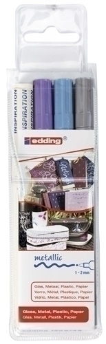 ROTUL.EDDING 751 B/3 (plata, azul y vio