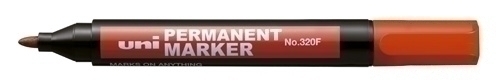 ROTUL.UNI NO.320F MARKER 3,0 mm ROJO - Pack de 12 unidades