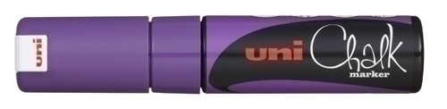 Pack 6 Unid ROTUL.UNIBALL CHALK MARKER PWE-8K VIOLET 140160000
