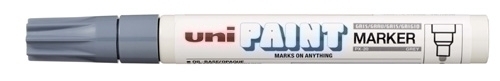 Pack 12 Unid. MARCADOR UNI-BALL UNI PAINT PX-20 GRIS 545608000