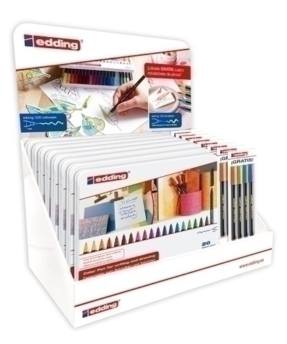 ROTUL.EDDING 1200 CAJA METAL DE 20 EX.8