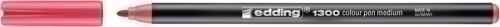 ROTUL.EDDING 1300 CORAL - Pack de 5 unidades