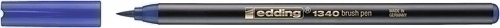 ROTUL.EDDING 1340 BRUSHPEN AZUL - Pack de 10 unidades