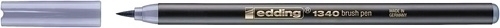 ROTUL.EDDING 1340 BRUSHPEN G.PLATA - Pack de 10 unidades