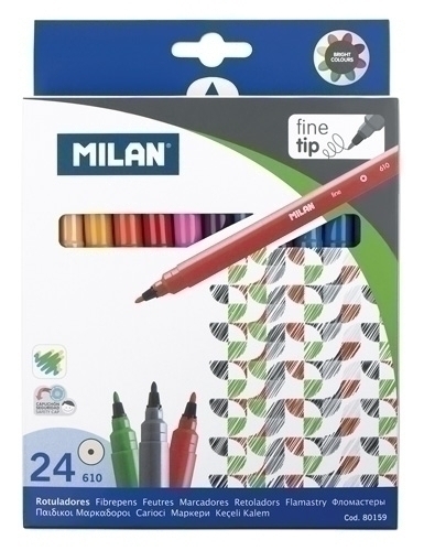 ROTULADOR MILAN 610 ESTUCHE DE 24 - Pack de 6 unidades