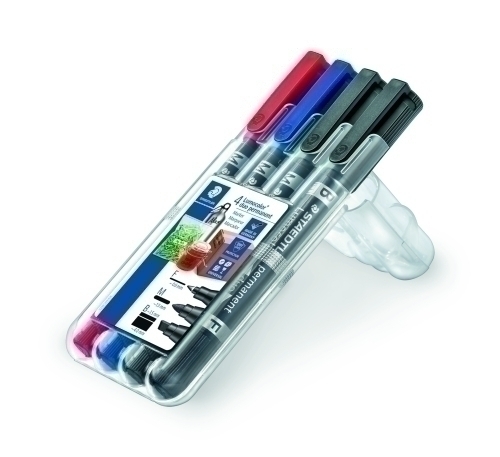 ROTUL.STAEDTL.LUMOCOLOR 348 DUO BOX 4 rotuladores - 348 SWP4