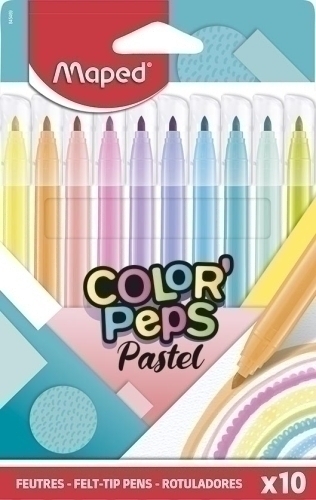 ROTUL. MAPED COLOR´PEPS PASTEL EST.10 - 1 unidad - 845469