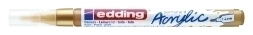 ROTUL.EDDING 5300 ACRYLIC 1-2 mm ORO - Pack de 10 unidades