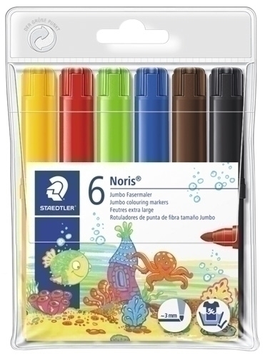 ESTUCHE 6 MARCADORES WATERCOLOR