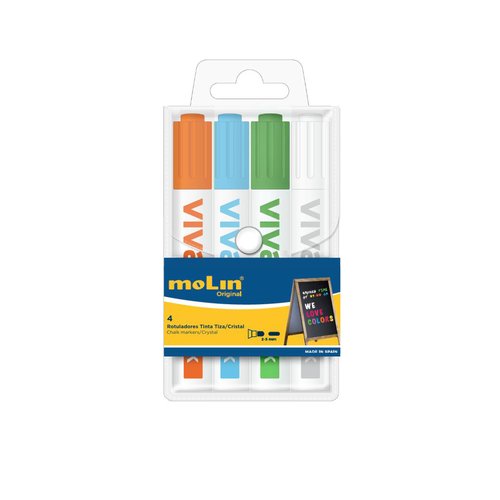 ROTUL.MOLIN TIZA LIQ. B/4 - Pack de 6 unidades