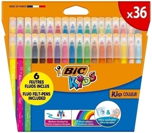 ROTUL.BIC KIDS ULTRA LAVABLE C/36