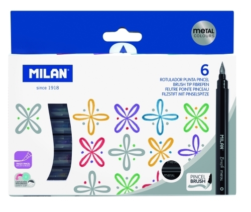 ROTUL. MILAN PUNTA PINCEL CAJA 6 MET