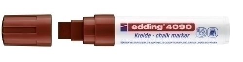 ROTUL.EDDING 4090 TIZA LIQ. MARRON - Pack de 5 unidades