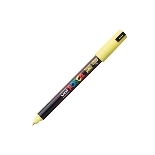 POSCA MARCADOR PC-1MR NO PERMANENTE PUNTA EXTRAFINA 0.7MM AMARILLO SOL 265355000 - Pack de 6 unidades