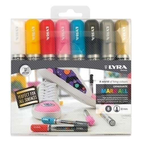 ROTUL.LYRA MARK ALL 2,0 mm. SURTIDO C/8 - Color no elegible
