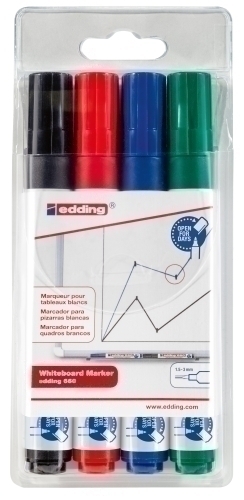ROTUL.PIZAR.EDDING 660 BOLSA de 4