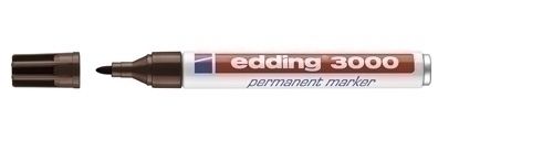 ROTUL.EDDING 3000 MARRON OSCURO