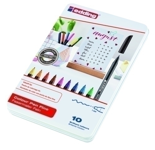 ROTUL.EDDING 1200 CAJA METAL de 10