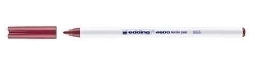 ROTUL.EDDING 4600 TELA FINO CARMIN