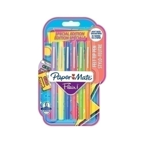 ROTUL.FIBRA PAPER MATE FLAIR RETRO BL/6