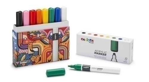 ROTUL.ACRILICO CARIOCA PLUS CAJA 8