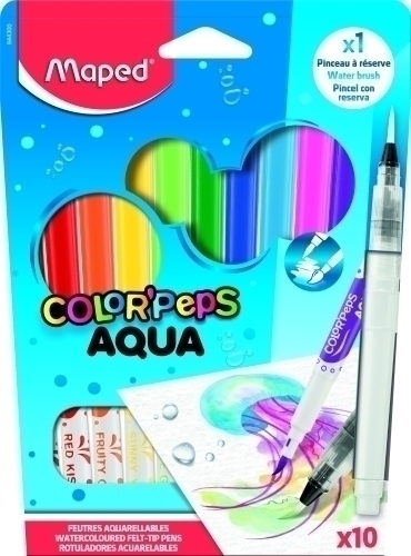 ROTUL. MAPED AQUA E.10 +PINCEL