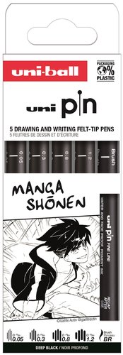 ROTUL.UNI PIN CALIBRADO MANGA SHONEN C/5