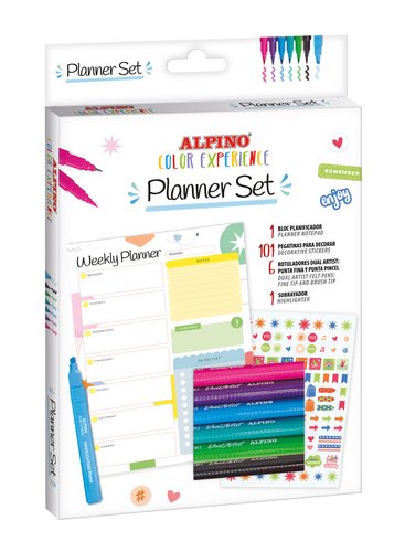 SET PLANNER COLOR EXPERIENCE - Pack de 12 unidades