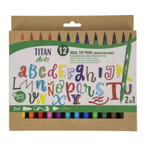 ROTUL.TITAN C.DOBLE PUNTA CAJA 12 - Pack de 6 unidades