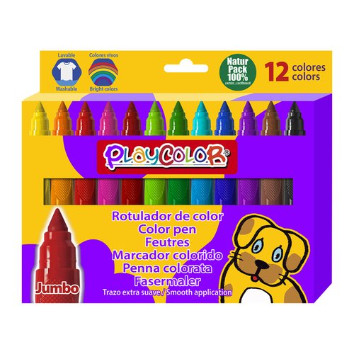ROTULADOR INSTANT PLAYCOLOR JUMBO C/12 - Pack de 6 unidades