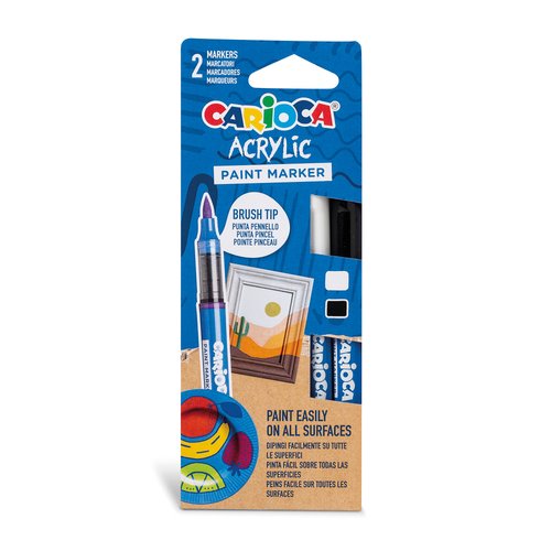 ROTUL.ACRILICO CARIOCA PLUS BLISTER 2