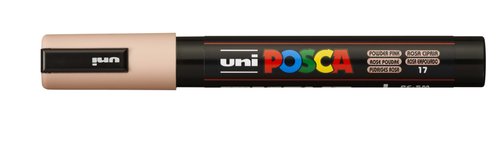 ROTUL.UNI-POSCA PC-5M ROSA EMPOLVADO