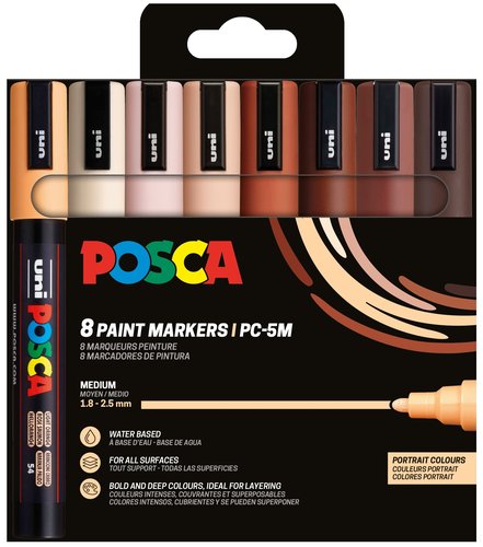 ROTUL.UNI-POSCA PC-5M PORTRAIT E/8