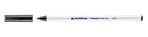 ROTUL.EDDING 4600 TELA FINO NEGRO - Pack de 10 unidades