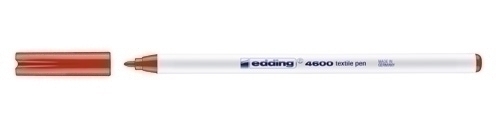 ROTUL.EDDING 4600 TELA FINO ROJO - Pack de 10 unidades