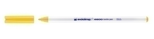 ROTUL.EDDING 4600 TELA FINO AMARILLO - Pack de 10 unidades