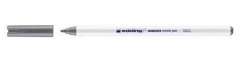 ROTUL.EDDING 4600 TELA FINO GRIS - Pack de 10 unidades