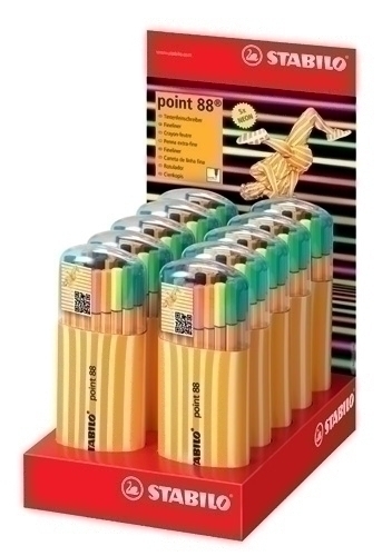 ROTUL.STABILO POINT 88 ESTUCHE 20 EXP.10
