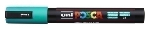 ROTUL.UNI-POSCA PC-5M VERDE ESMERALDA