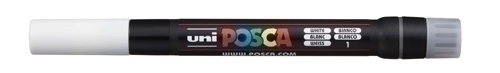 ROTUL.UNI-POSCA PCF-350 PINCEL BLANCO - Pack de 5 Unidades - 146605000