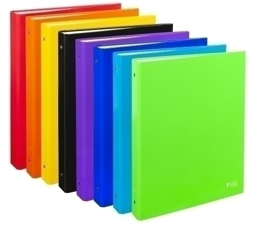 CARPETA CARCHIVO LUZ A4 4 AN.40 SURT.8