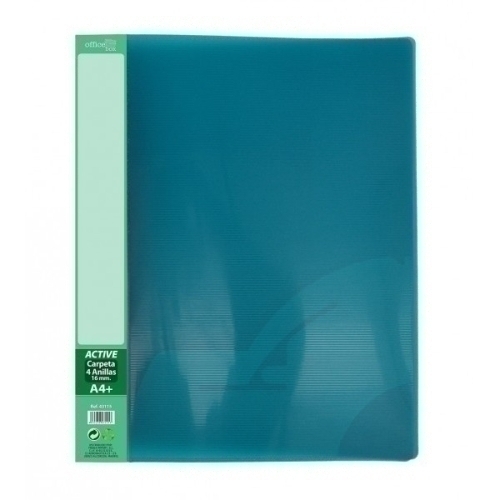 CARPETA FRAGA PP A4 4 AN.16 TWILL VERDE - Pack de 5 unidades