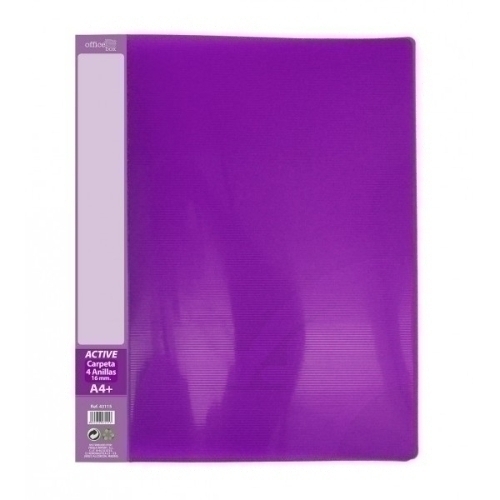 CARPETA FRAGA PP A4 4 AN.16 TWILL MORADO - Pack de 5 unidades